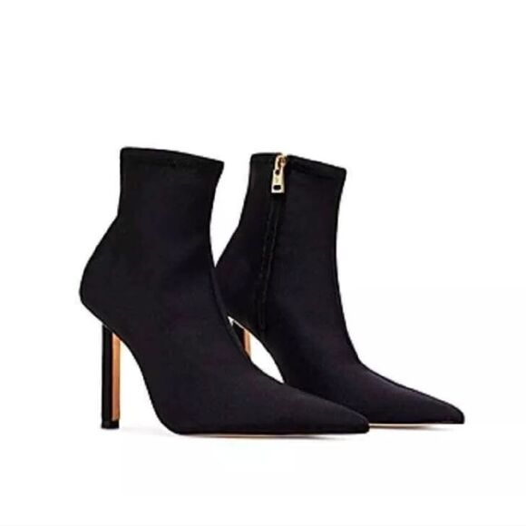 Good American High Kickstand Neoprene Bootie - Picture 1 of 7